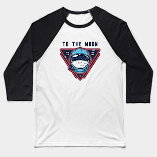 To the moon - Moon boy - Crypto Lover Baseball T-Shirt